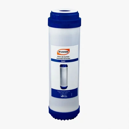 Filtro de carbón activado Evans para purificación de agua