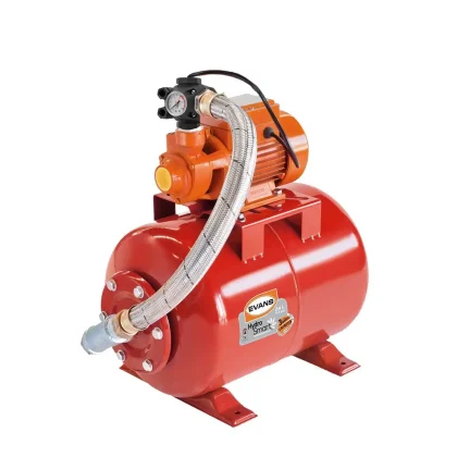 Sistema hidroneumático Evans horizontal para presión constante de agua